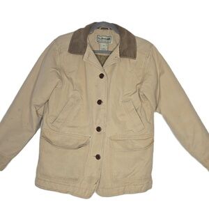 Small-Petite L.L. Bean Vintage Tan Barn Coat / Jacket